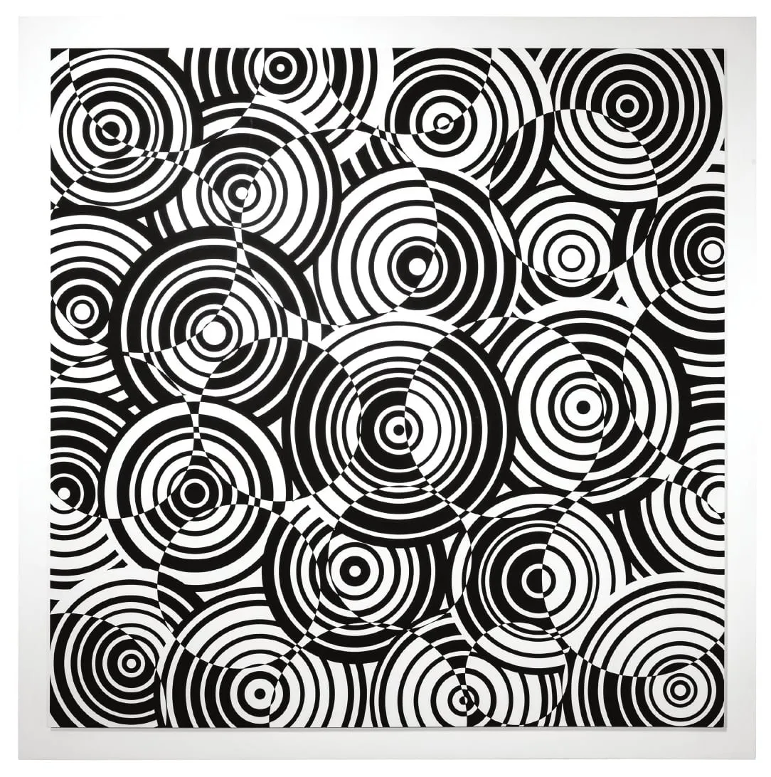 Interferences Blanco y Negro, obra de Antonio Asis