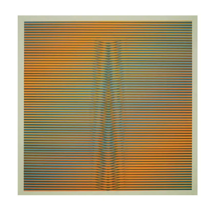 Induction Cromatique à Double Frécuence Lucca (L5), obra de Carlos Cruz-Diez