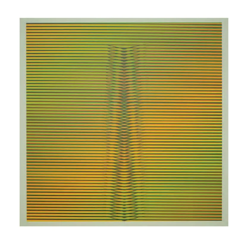 Induction Cromatique à Double Frécuence Lucca (L6), obra de Carlos Cruz-Diez