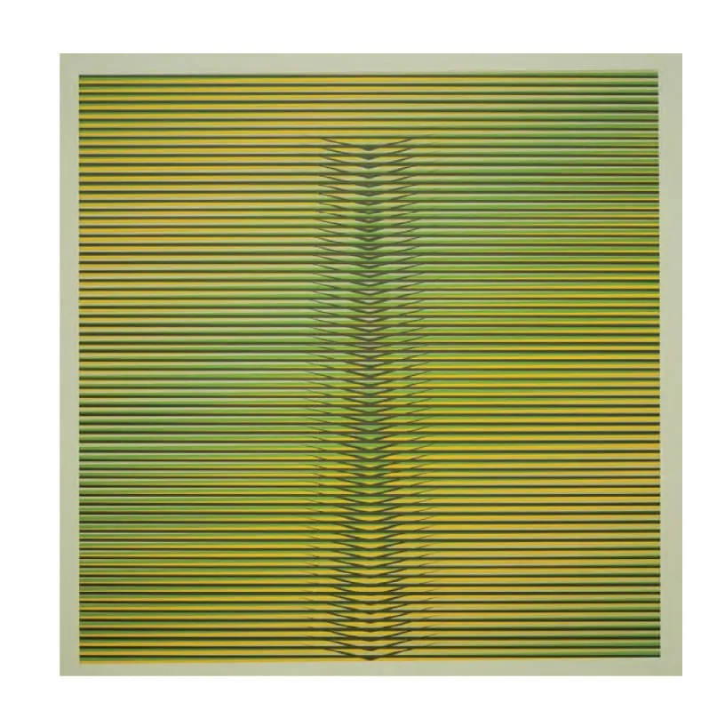 Induction Cromatique à Double Frécuence Lucca (L8), obra de Carlos Cruz-Diez