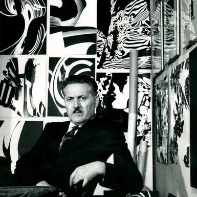 Retrato de Franco Grignani.