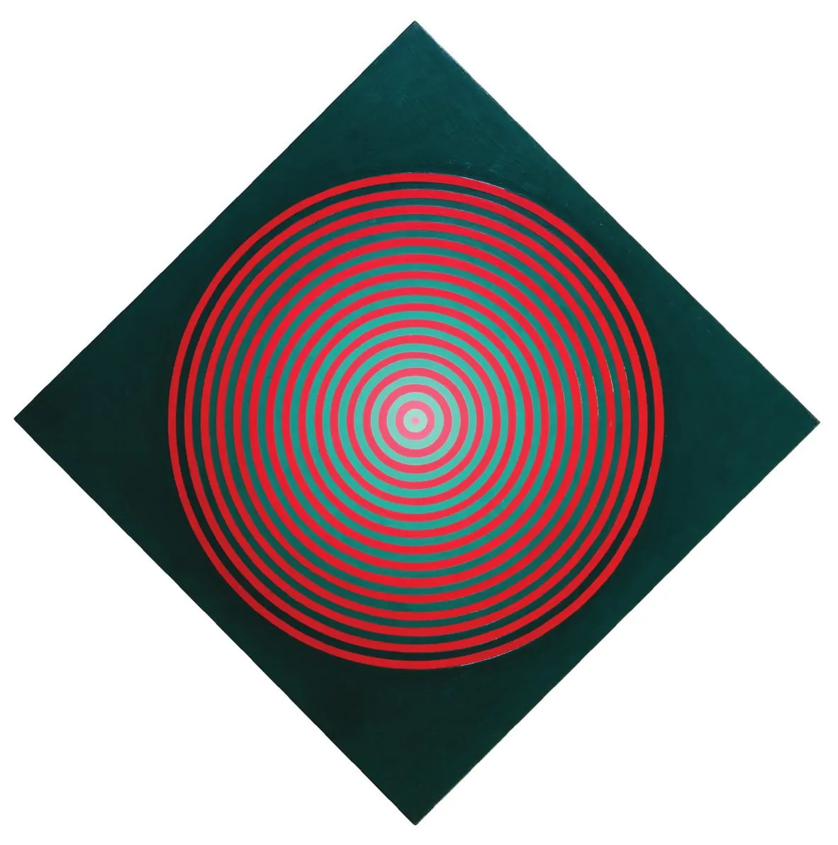 Gradazione verde + rosso 16P, obra de Marina Apollonio