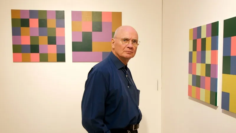 Retrato de Peter Struycken.