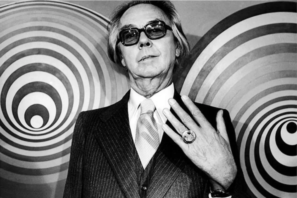 Retrato de Victor Vasarely.