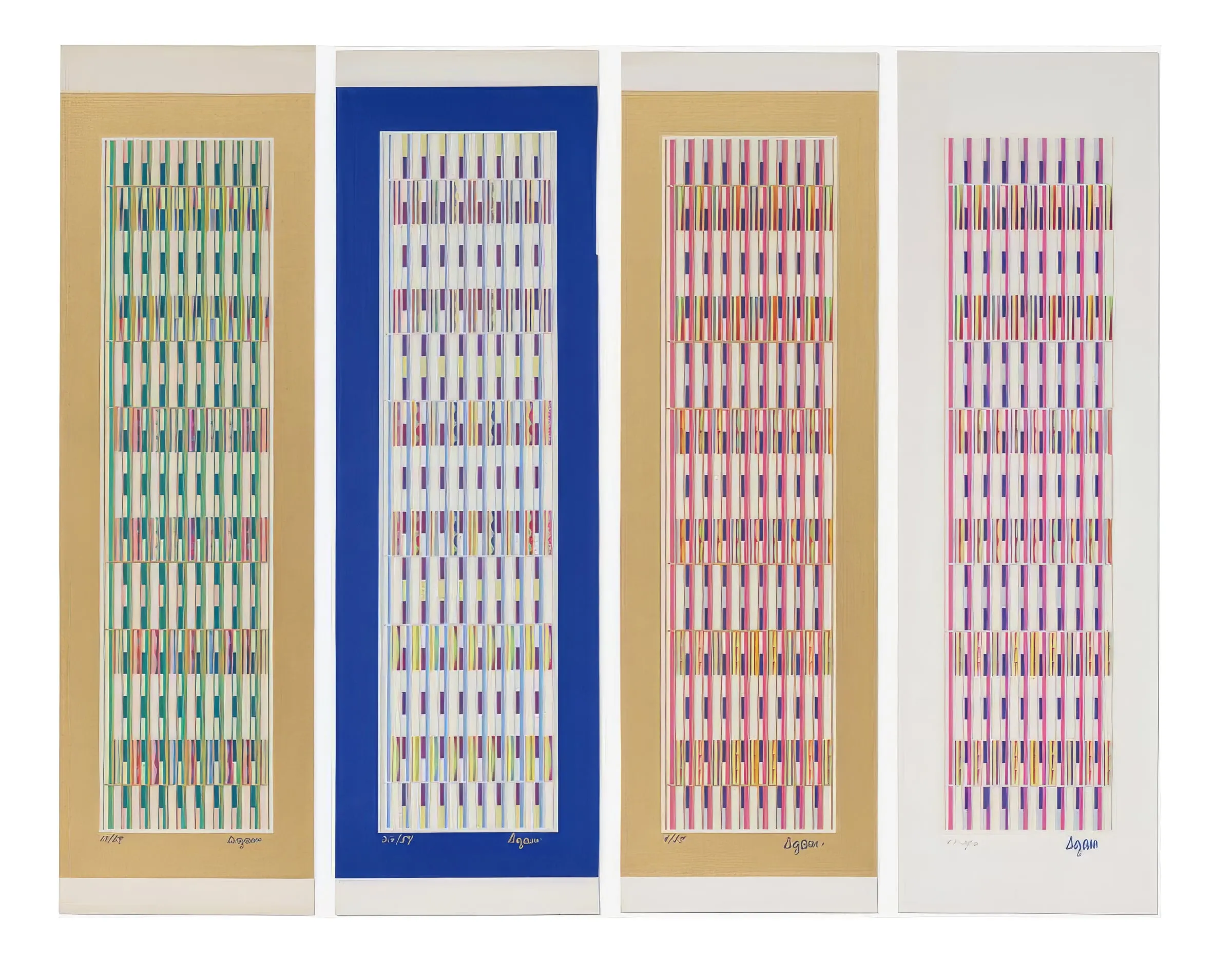 Portafolio untitled, obra de Yaacov Agam