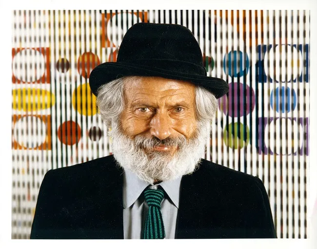 Retrato de Yaacov Agam.